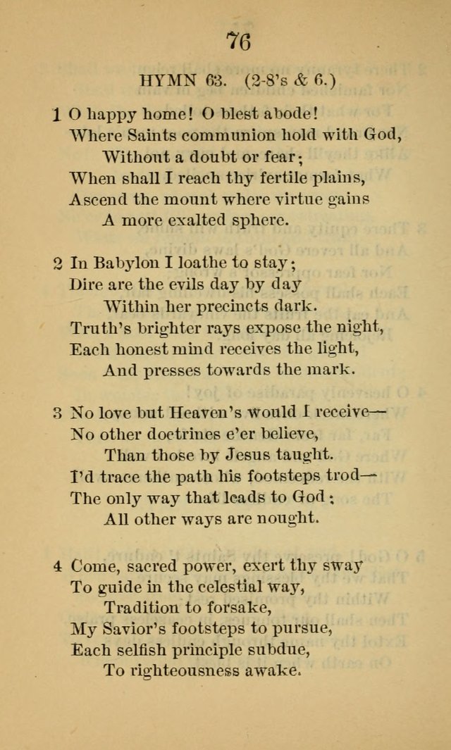 Sacred Hymns and Spiritual Songs, for the Church of Jesus Christ of Latter-Day Saints. (14th ed.) page 79