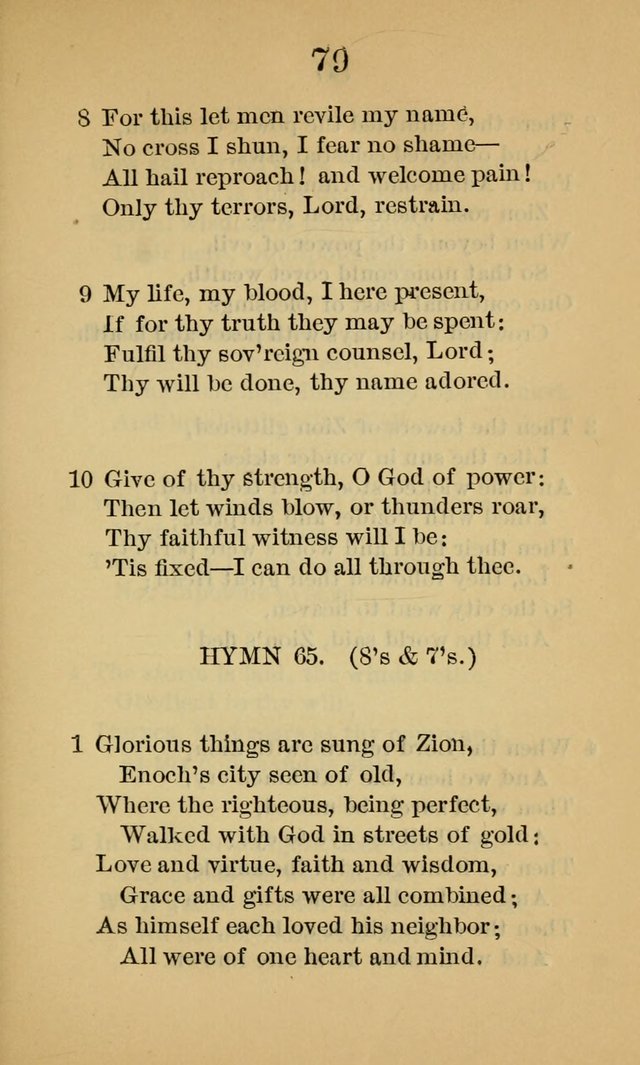 Sacred Hymns and Spiritual Songs, for the Church of Jesus Christ of Latter-Day Saints. (14th ed.) page 82