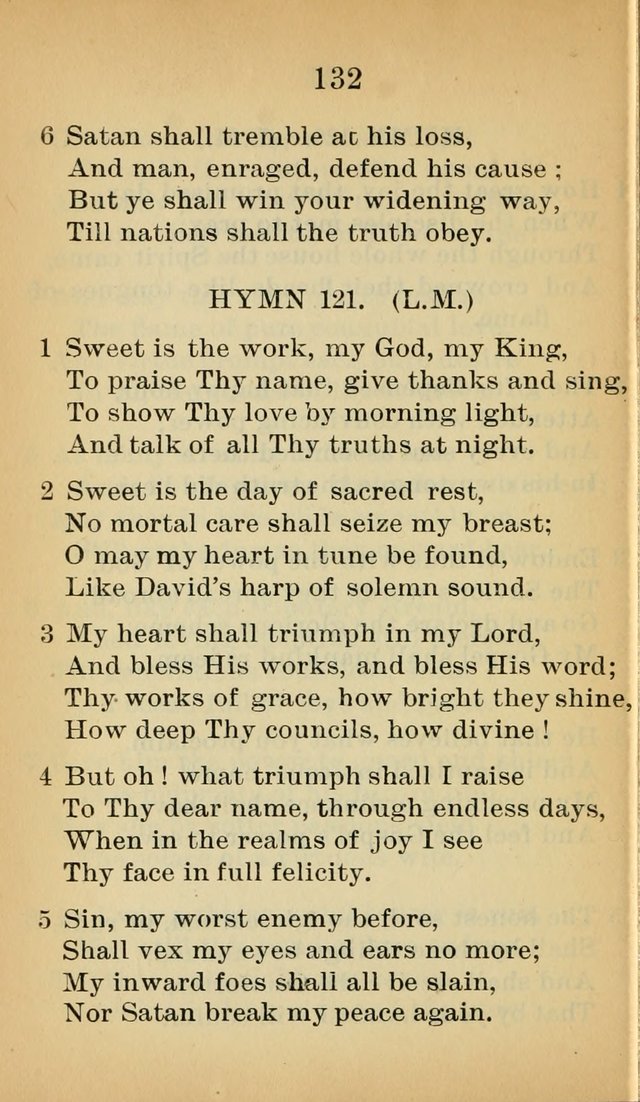 Sacred Hymns and Spiritual Songs for the Church of Jesus Christ of Latter-Day Saints (20th ed.) page 132