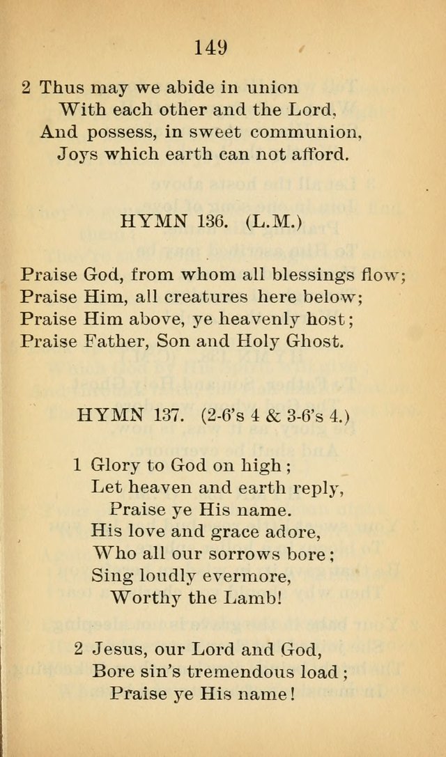 Sacred Hymns and Spiritual Songs for the Church of Jesus Christ of Latter-Day Saints (20th ed.) page 149