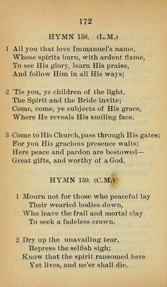 Sacred Hymns and Spiritual Songs for the Church of Jesus Christ of Latter-Day Saints (20th ed.) page 172