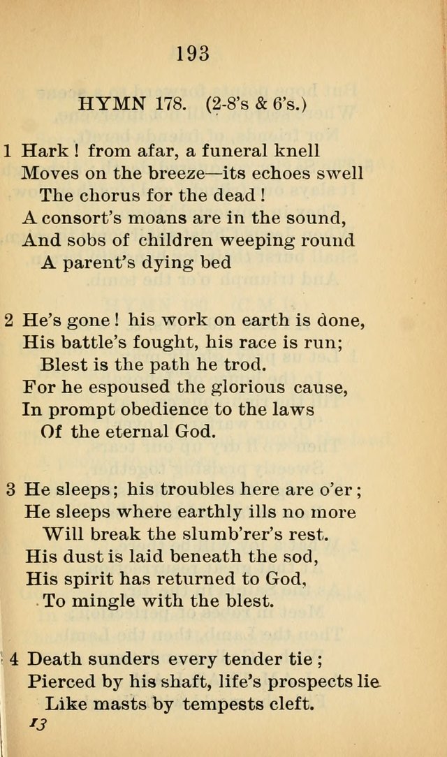 Sacred Hymns and Spiritual Songs for the Church of Jesus Christ of Latter-Day Saints (20th ed.) page 193