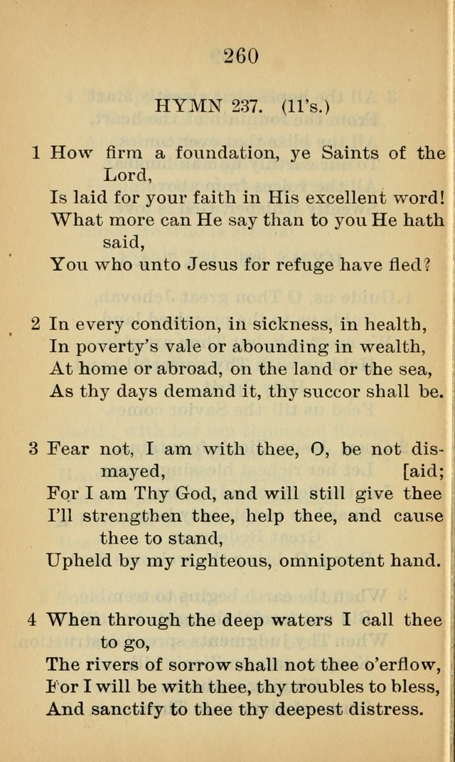Sacred Hymns and Spiritual Songs for the Church of Jesus Christ of Latter-Day Saints (20th ed.) page 260