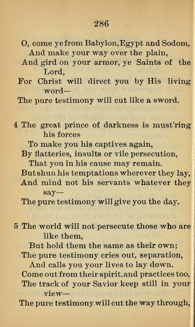 Sacred Hymns and Spiritual Songs for the Church of Jesus Christ of Latter-Day Saints (20th ed.) page 286