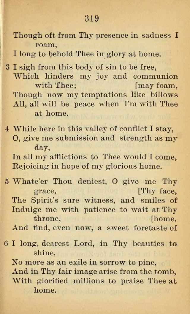 Sacred Hymns and Spiritual Songs for the Church of Jesus Christ of Latter-Day Saints (20th ed.) page 319