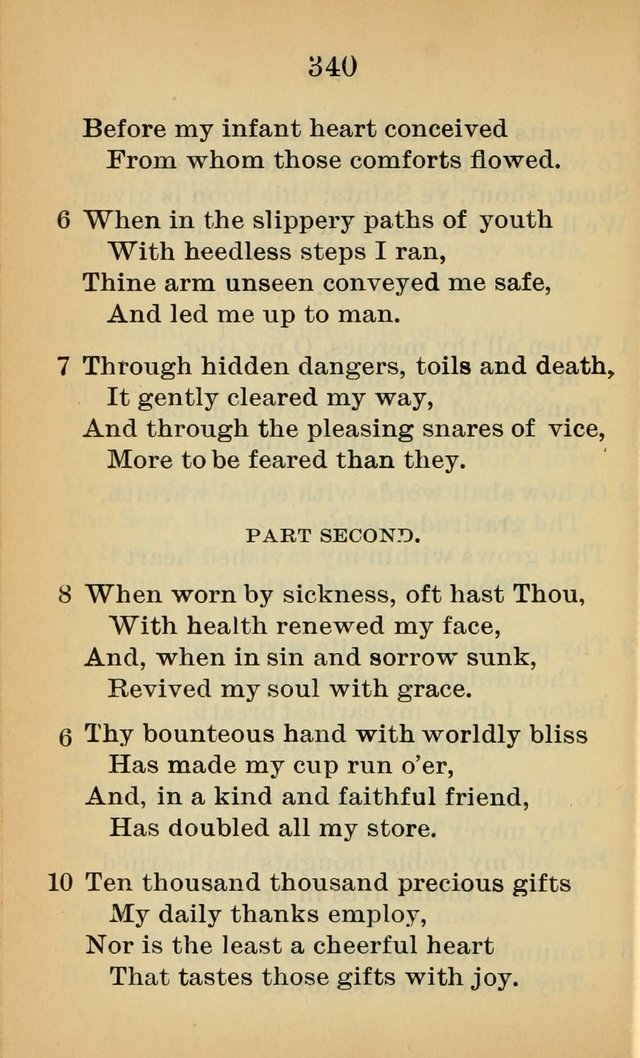 Sacred Hymns and Spiritual Songs for the Church of Jesus Christ of Latter-Day Saints (20th ed.) page 340