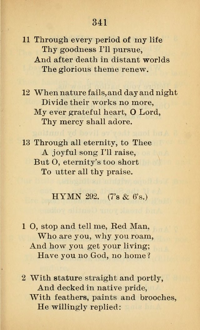 Sacred Hymns and Spiritual Songs for the Church of Jesus Christ of Latter-Day Saints (20th ed.) page 341