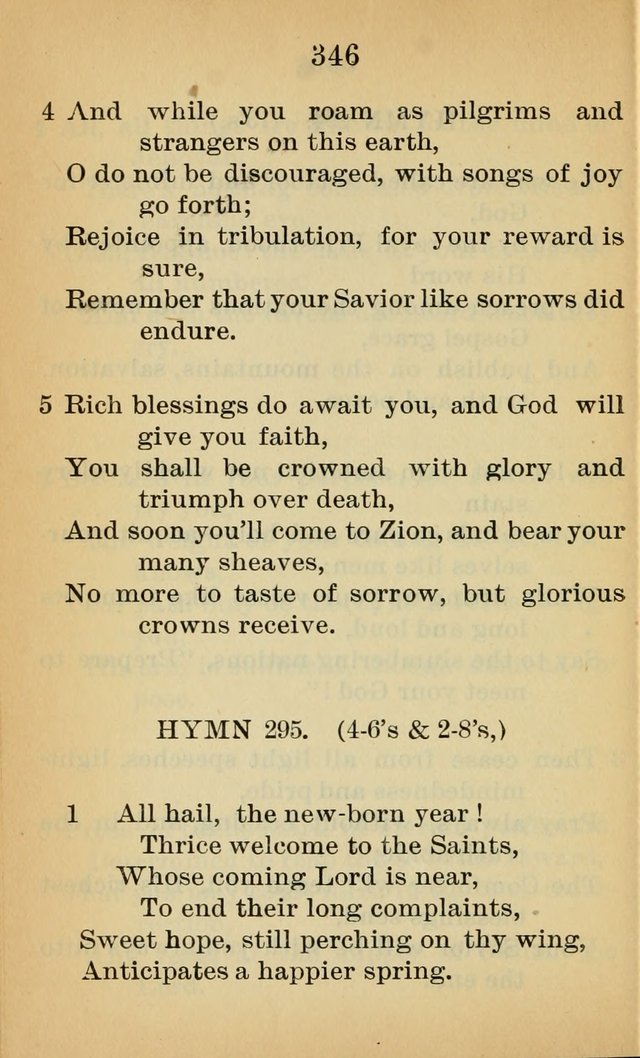 Sacred Hymns and Spiritual Songs for the Church of Jesus Christ of Latter-Day Saints (20th ed.) page 346