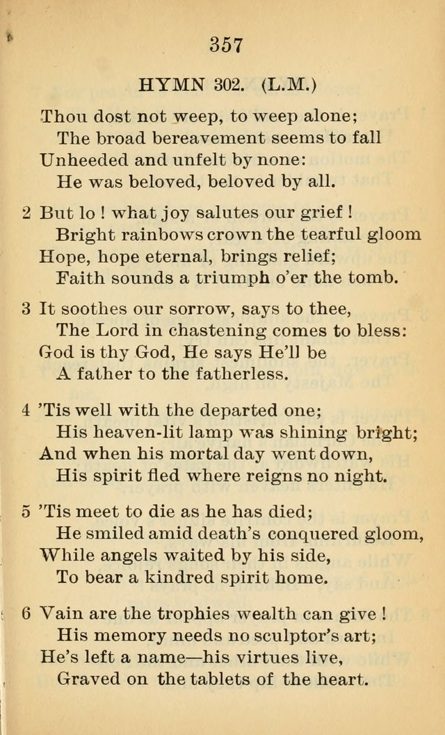 Sacred Hymns and Spiritual Songs for the Church of Jesus Christ of Latter-Day Saints (20th ed.) page 357