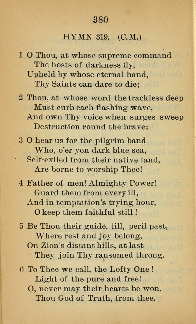 Sacred Hymns and Spiritual Songs for the Church of Jesus Christ of Latter-Day Saints (20th ed.) page 380