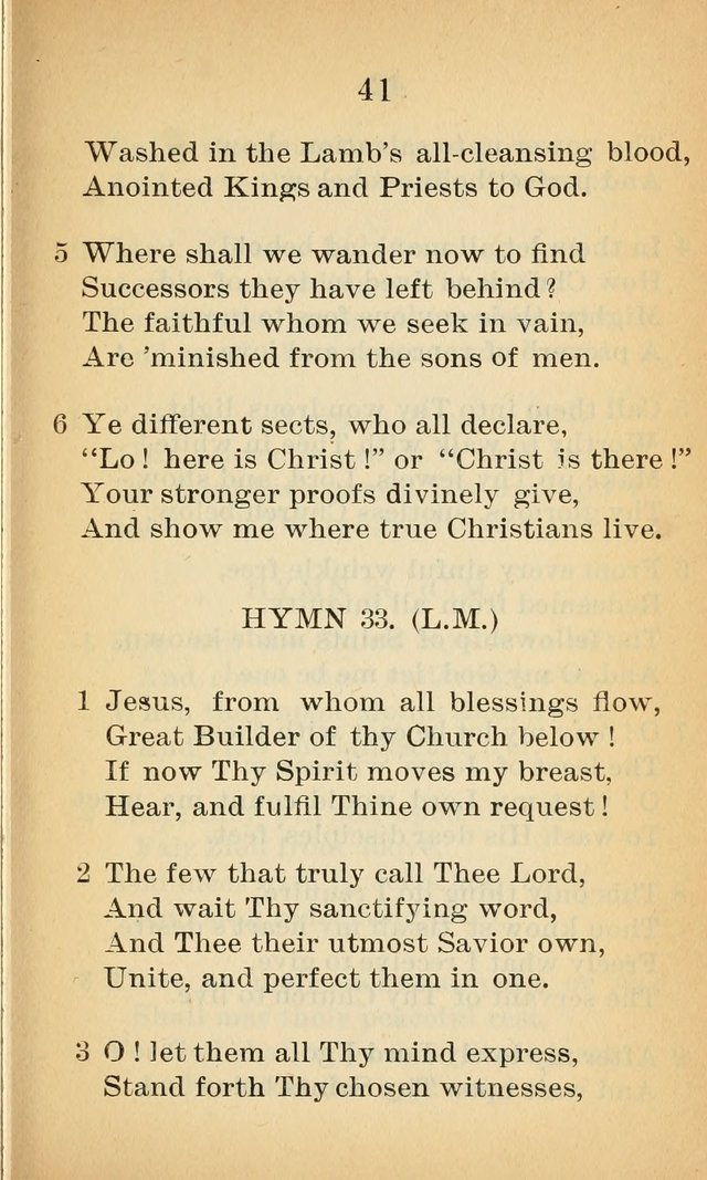 Sacred Hymns and Spiritual Songs for the Church of Jesus Christ of Latter-Day Saints (20th ed.) page 41