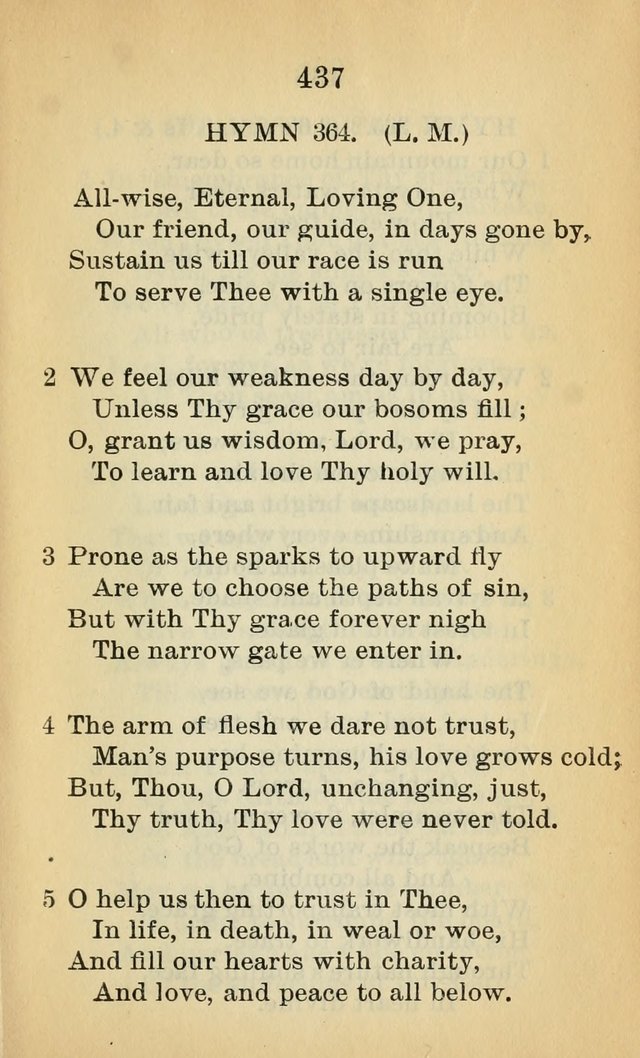 Sacred Hymns and Spiritual Songs for the Church of Jesus Christ of Latter-Day Saints (20th ed.) page 437