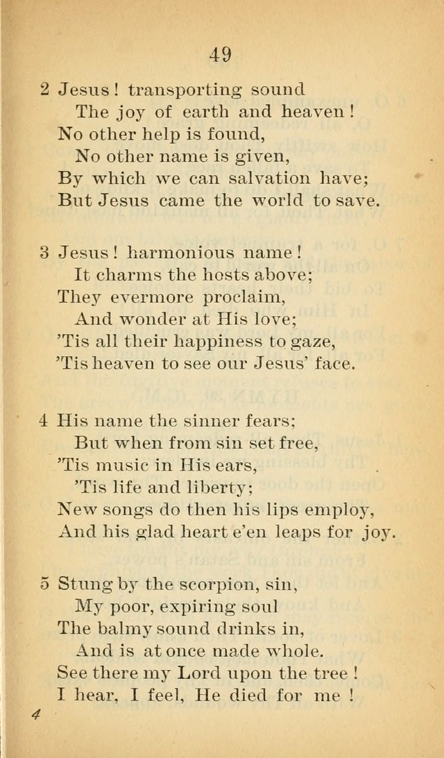 Sacred Hymns and Spiritual Songs for the Church of Jesus Christ of Latter-Day Saints (20th ed.) page 49