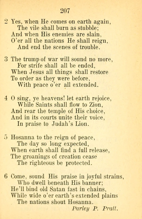 Sacred Hymns and Spiritual Songs: for the Church of Jesus Christ of Latter-Day Saints. 24th ed. page 203