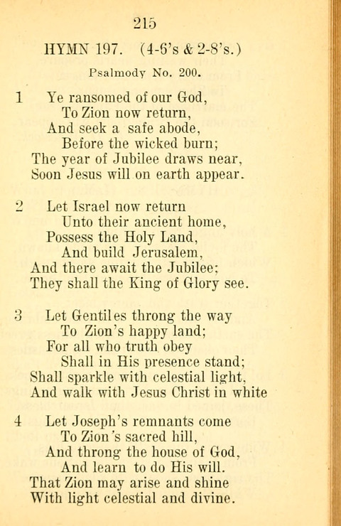 Sacred Hymns and Spiritual Songs: for the Church of Jesus Christ of Latter-Day Saints. 24th ed. page 211