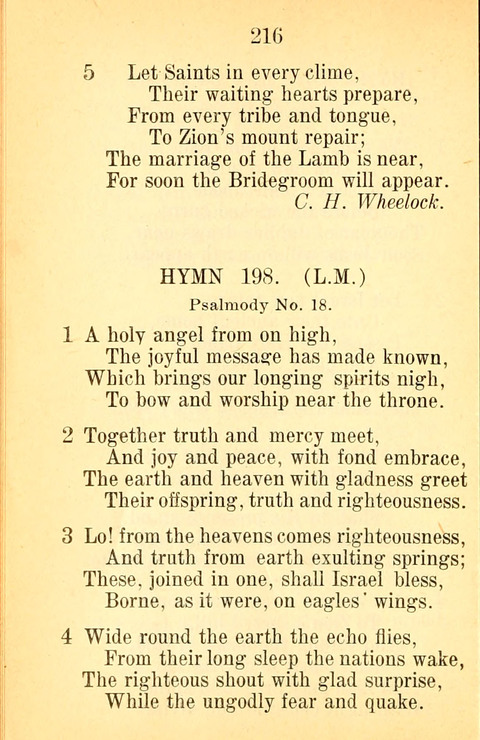 Sacred Hymns and Spiritual Songs: for the Church of Jesus Christ of Latter-Day Saints. 24th ed. page 212