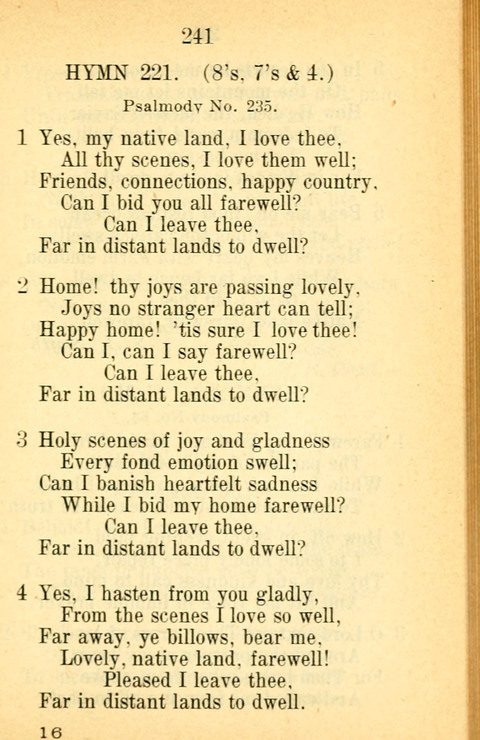 Sacred Hymns and Spiritual Songs: for the Church of Jesus Christ of Latter-Day Saints. 24th ed. page 237