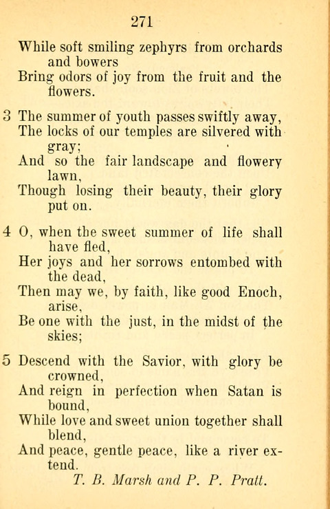 Sacred Hymns and Spiritual Songs: for the Church of Jesus Christ of Latter-Day Saints. 24th ed. page 267