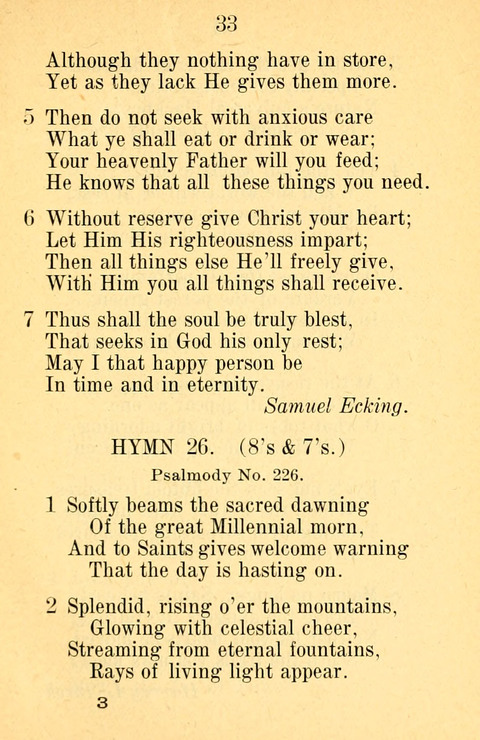 Sacred Hymns and Spiritual Songs: for the Church of Jesus Christ of Latter-Day Saints. 24th ed. page 29