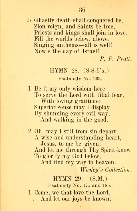 Sacred Hymns and Spiritual Songs: for the Church of Jesus Christ of Latter-Day Saints. 24th ed. page 32