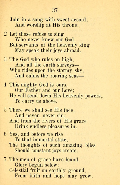 Sacred Hymns and Spiritual Songs: for the Church of Jesus Christ of Latter-Day Saints. 24th ed. page 33