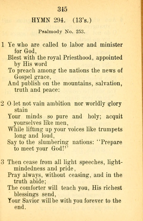 Sacred Hymns and Spiritual Songs: for the Church of Jesus Christ of Latter-Day Saints. 24th ed. page 341