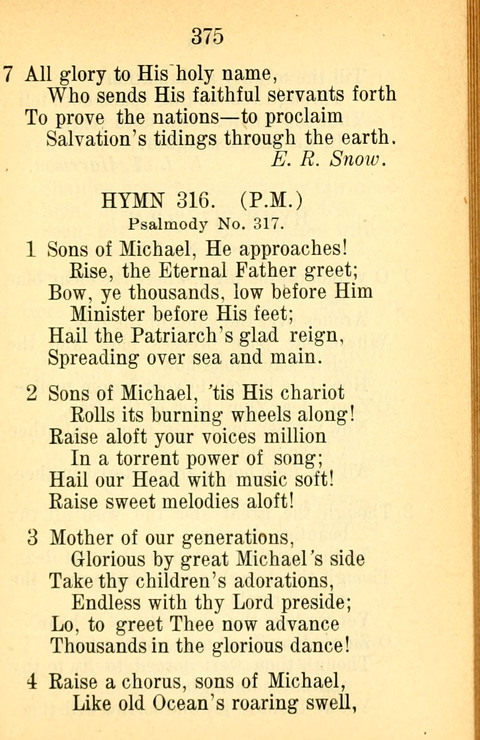 Sacred Hymns and Spiritual Songs: for the Church of Jesus Christ of Latter-Day Saints. 24th ed. page 371