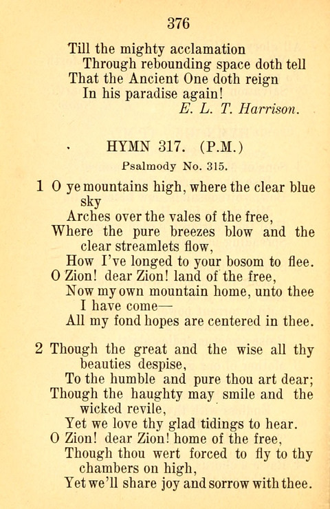 Sacred Hymns and Spiritual Songs: for the Church of Jesus Christ of Latter-Day Saints. 24th ed. page 372