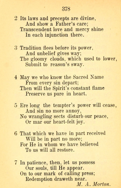 Sacred Hymns and Spiritual Songs: for the Church of Jesus Christ of Latter-Day Saints. 24th ed. page 374