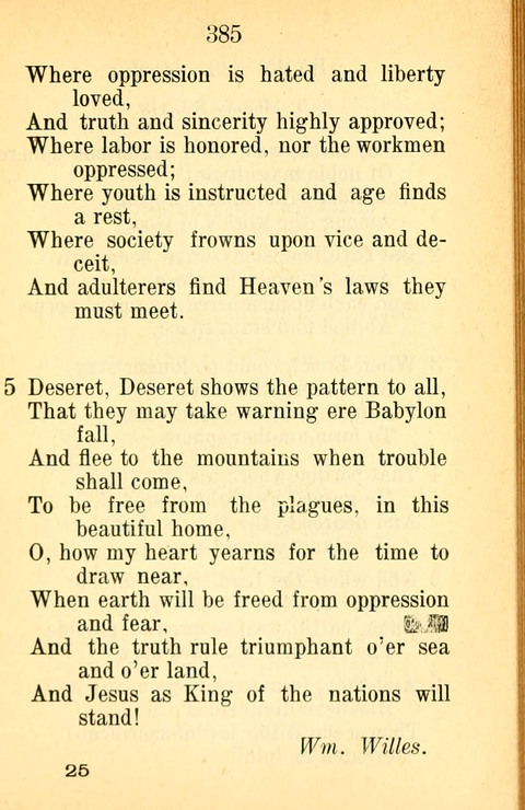 Sacred Hymns and Spiritual Songs: for the Church of Jesus Christ of Latter-Day Saints. 24th ed. page 381