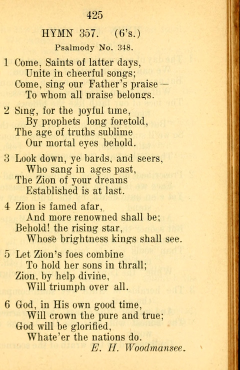 Sacred Hymns and Spiritual Songs: for the Church of Jesus Christ of Latter-Day Saints. 24th ed. page 421