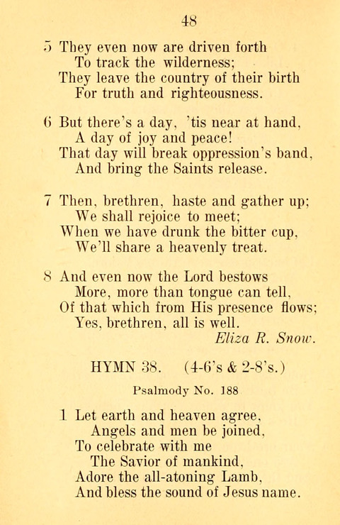 Sacred Hymns and Spiritual Songs: for the Church of Jesus Christ of Latter-Day Saints. 24th ed. page 44