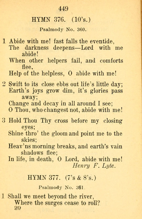 Sacred Hymns and Spiritual Songs: for the Church of Jesus Christ of Latter-Day Saints. 24th ed. page 445