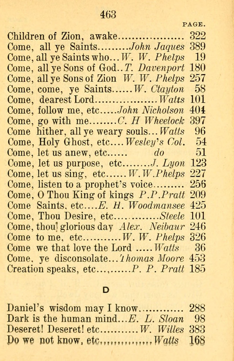 Sacred Hymns and Spiritual Songs: for the Church of Jesus Christ of Latter-Day Saints. 24th ed. page 459