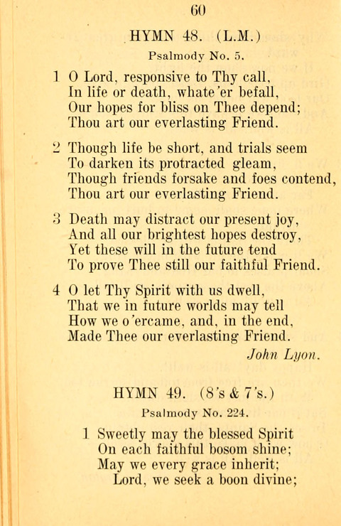 Sacred Hymns and Spiritual Songs: for the Church of Jesus Christ of Latter-Day Saints. 24th ed. page 56