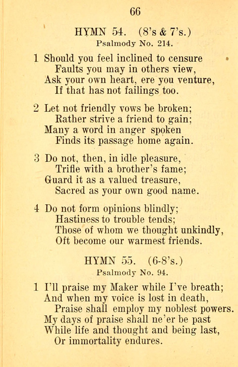 Sacred Hymns and Spiritual Songs: for the Church of Jesus Christ of Latter-Day Saints. 24th ed. page 62