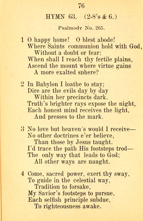 Sacred Hymns and Spiritual Songs: for the Church of Jesus Christ of Latter-Day Saints. 24th ed. page 72