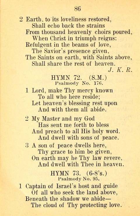 Sacred Hymns and Spiritual Songs: for the Church of Jesus Christ of Latter-Day Saints. 24th ed. page 82