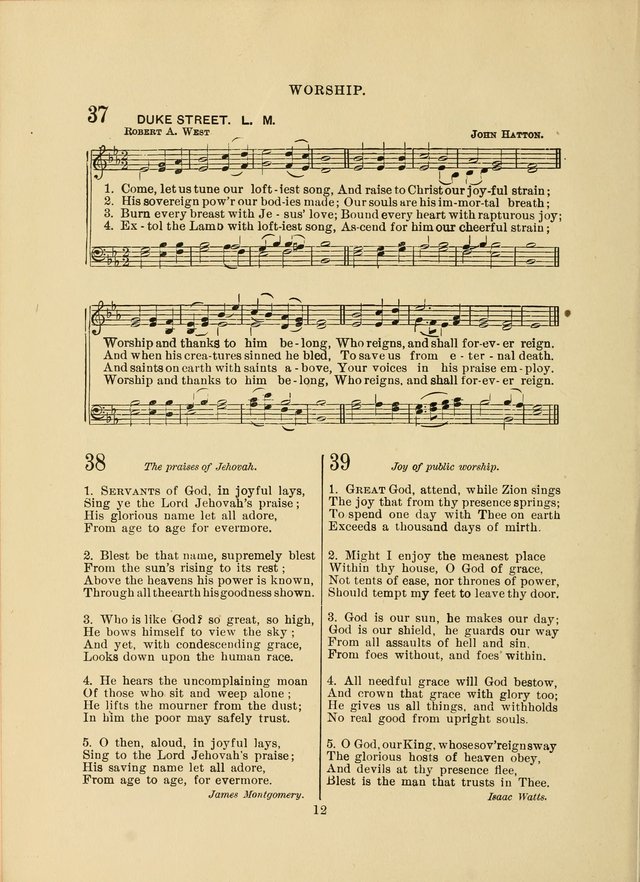 Sacred Hymns and Tunes: designed to be used by the Wesleyan Methodist Connection (or Church) of America page 12