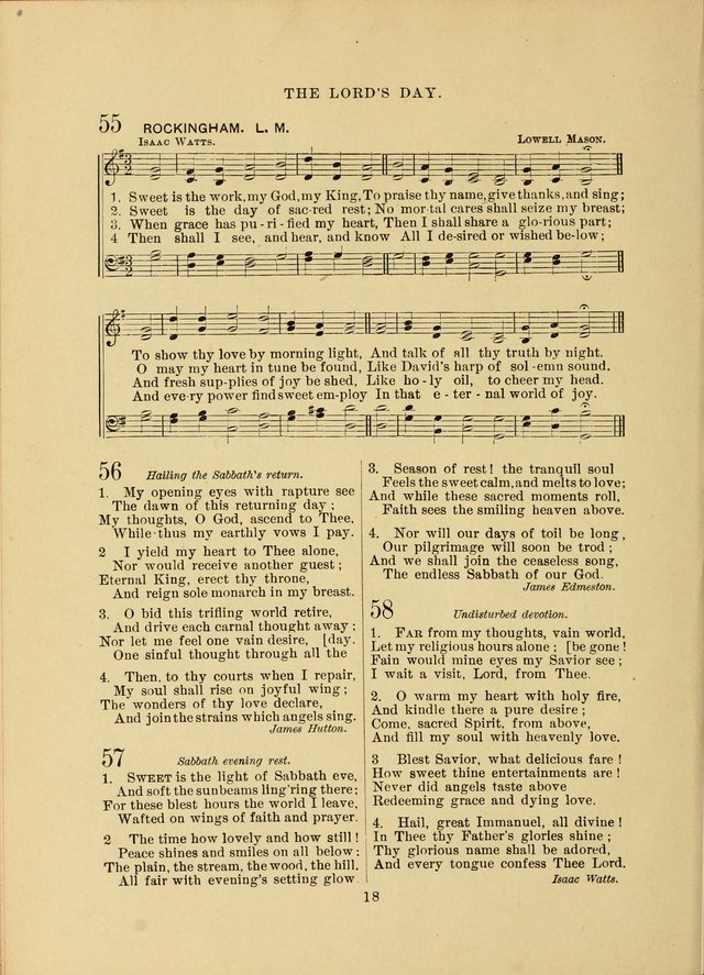 Sacred Hymns and Tunes: designed to be used by the Wesleyan Methodist Connection (or Church) of America page 18