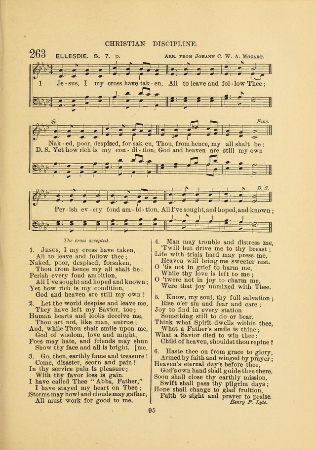 Sacred Hymns and Tunes: designed to be used by the Wesleyan Methodist Connection (or Church) of America page 95