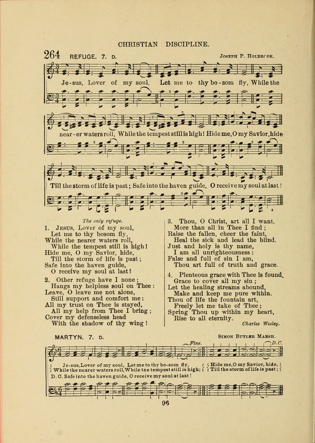 Sacred Hymns and Tunes: designed to be used by the Wesleyan Methodist Connection (or Church) of America page 96