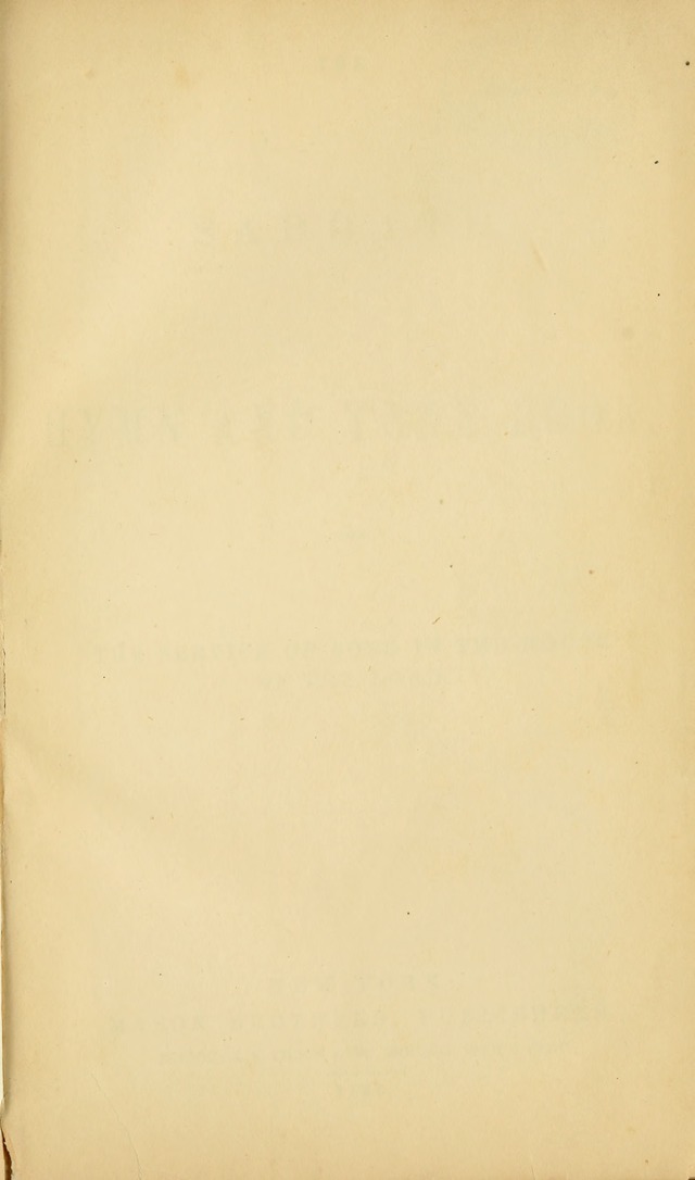 The Sabbath Hymn and Tune Book: for the service of song in the house of  the Lord page 1