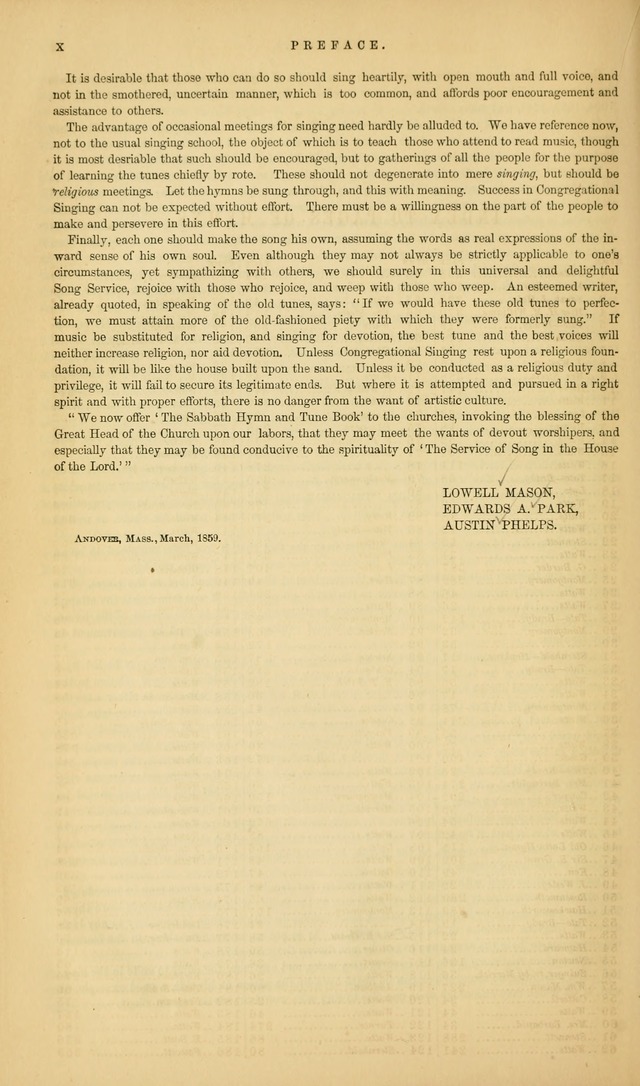 The Sabbath Hymn and Tune Book: for the service of song in the house of  the Lord page 12