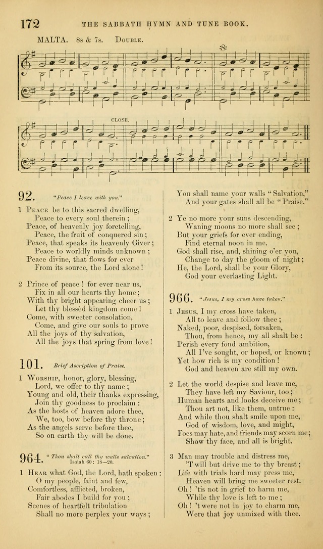 The Sabbath Hymn and Tune Book: for the service of song in the house of  the Lord page 174