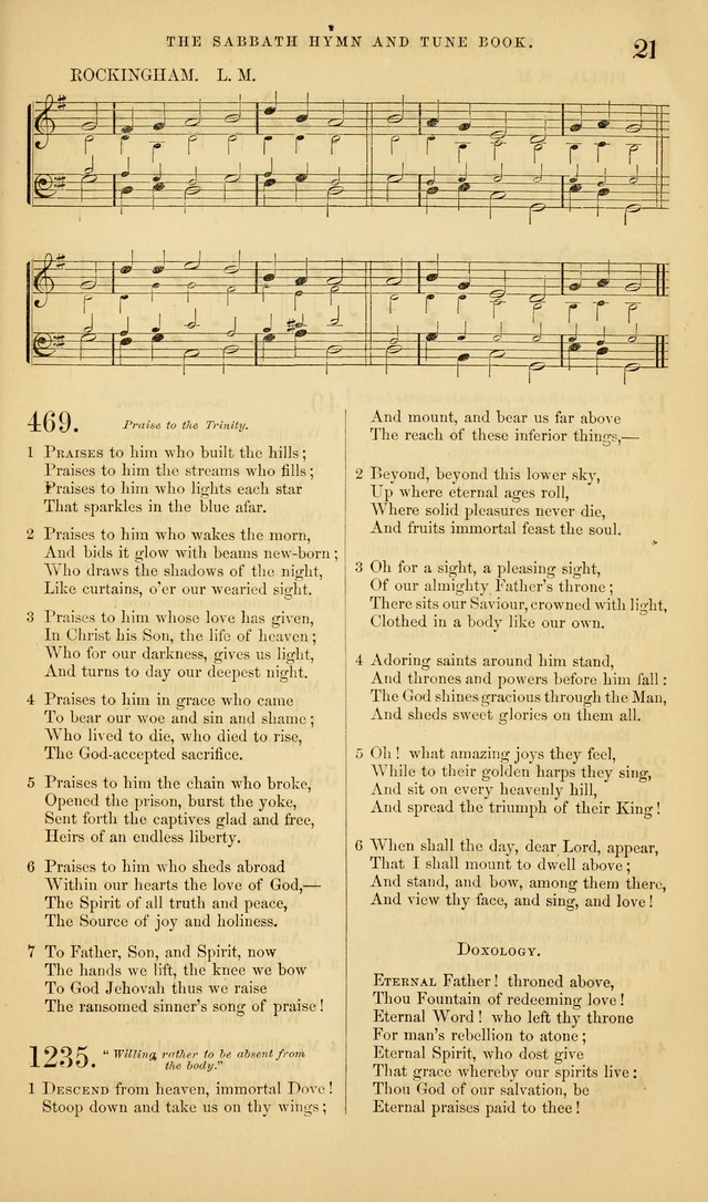 The Sabbath Hymn and Tune Book: for the service of song in the house of  the Lord page 23