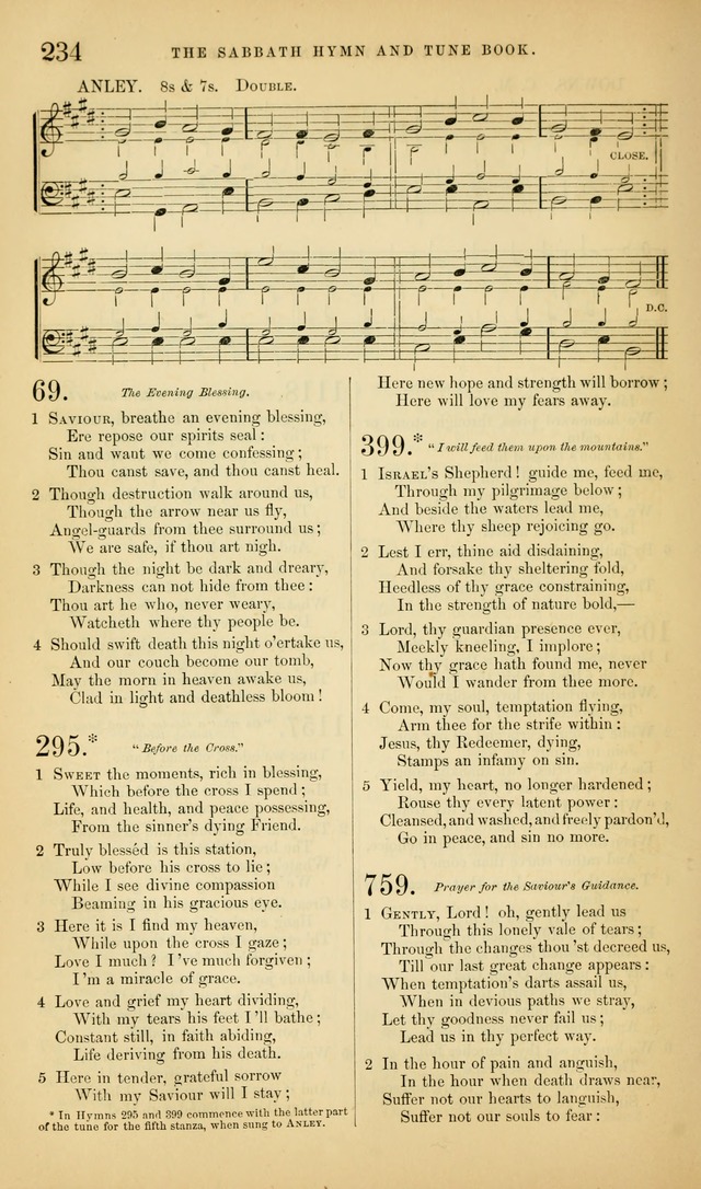 The Sabbath Hymn and Tune Book: for the service of song in the house of  the Lord page 236