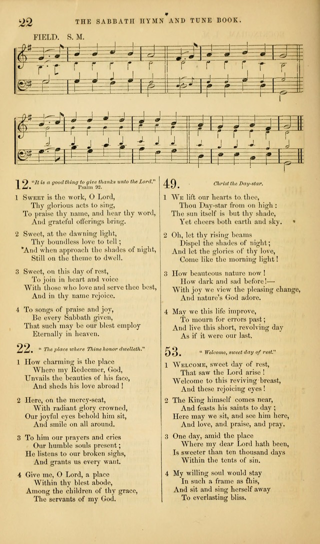 The Sabbath Hymn and Tune Book: for the service of song in the house of  the Lord page 24