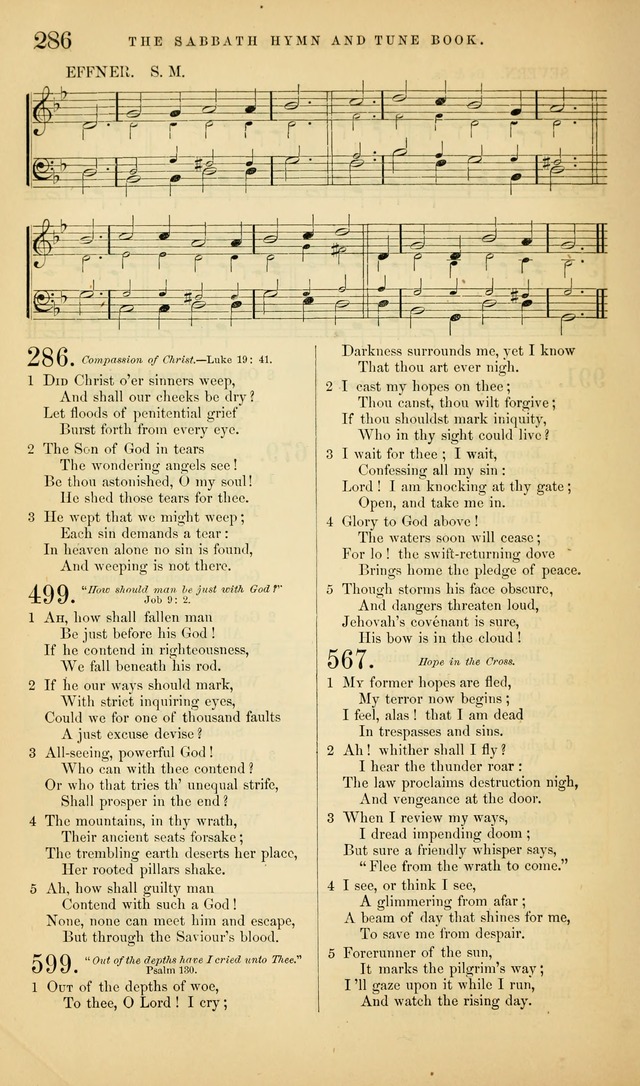 The Sabbath Hymn and Tune Book: for the service of song in the house of  the Lord page 288