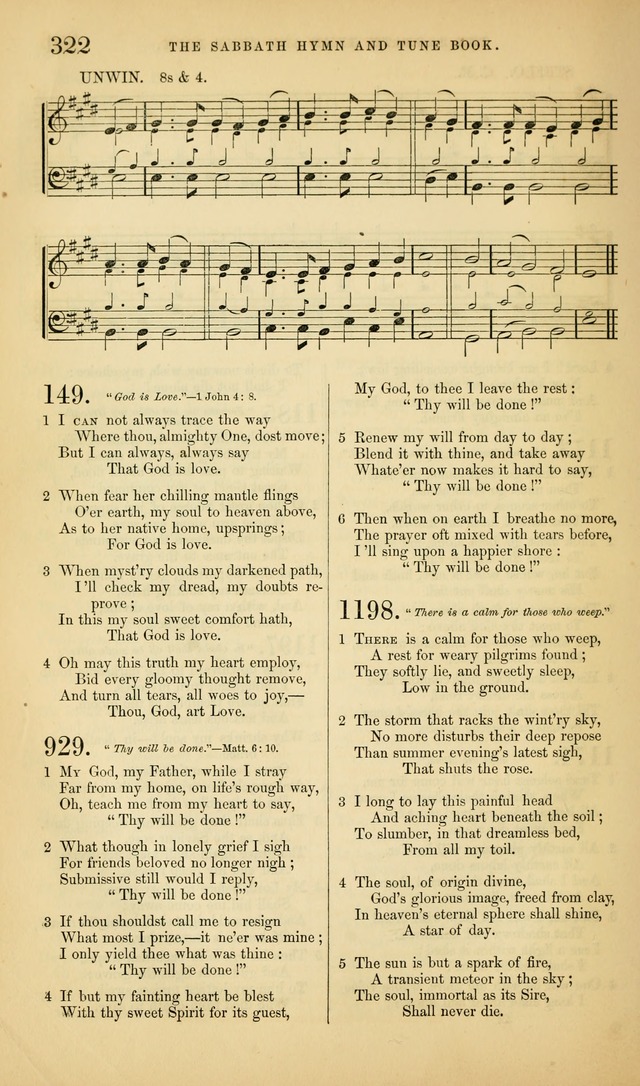 The Sabbath Hymn and Tune Book: for the service of song in the house of  the Lord page 324